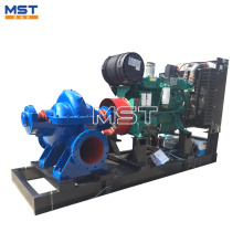 Large size 1200m3/h double suction 350MS-16  horizontal split case centrifugal river water pump